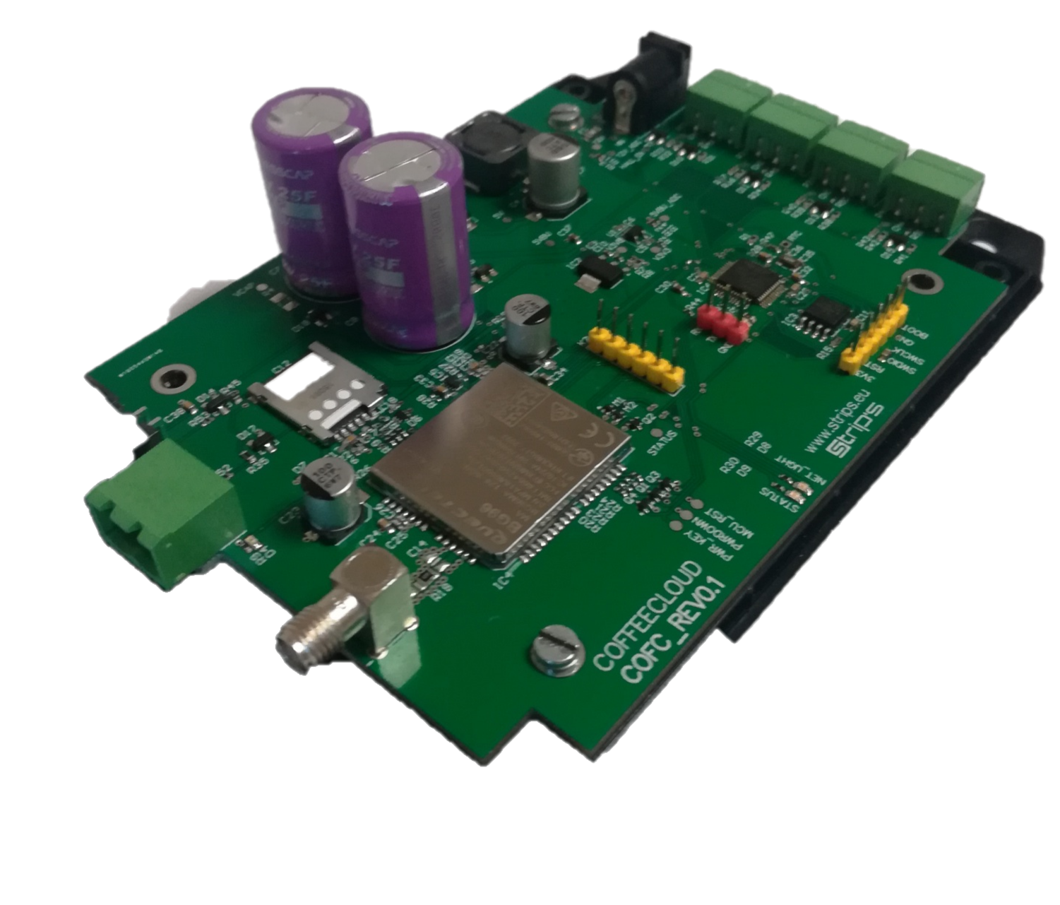 Coffee Cloud IoT PCB electronics